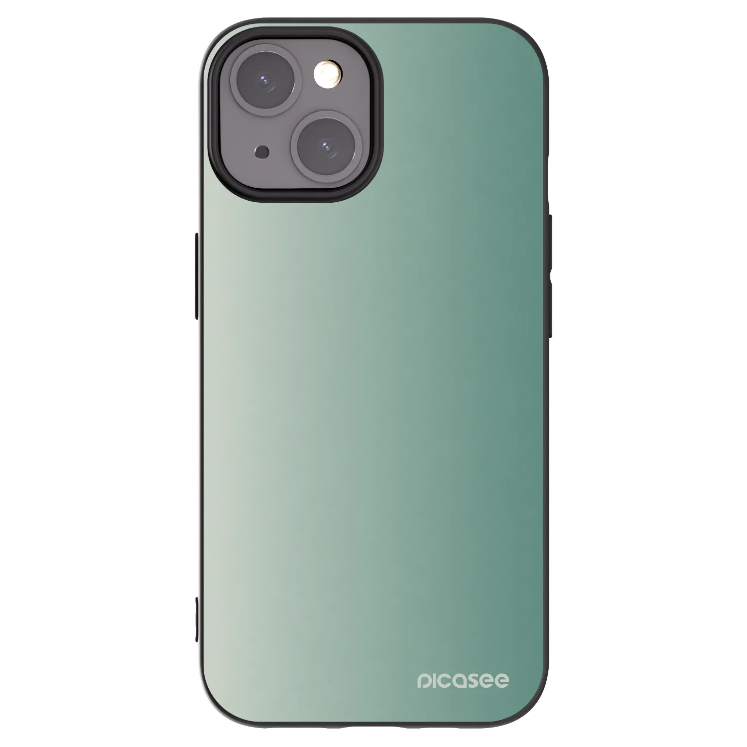 Picasee husă neagră din silicon pentru Apple iPhone 15 - Misty Sage
