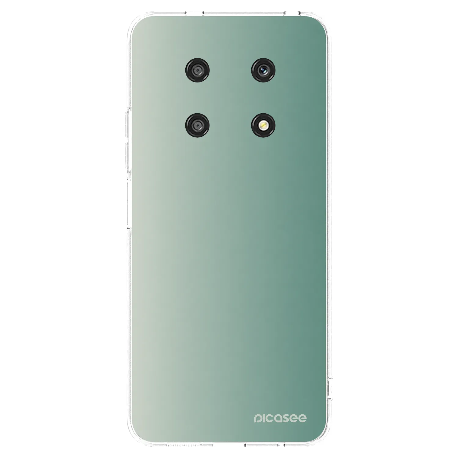 Picasee husă transparentă din silicon pentru Honor Magic4 Lite 5G - Misty Sage