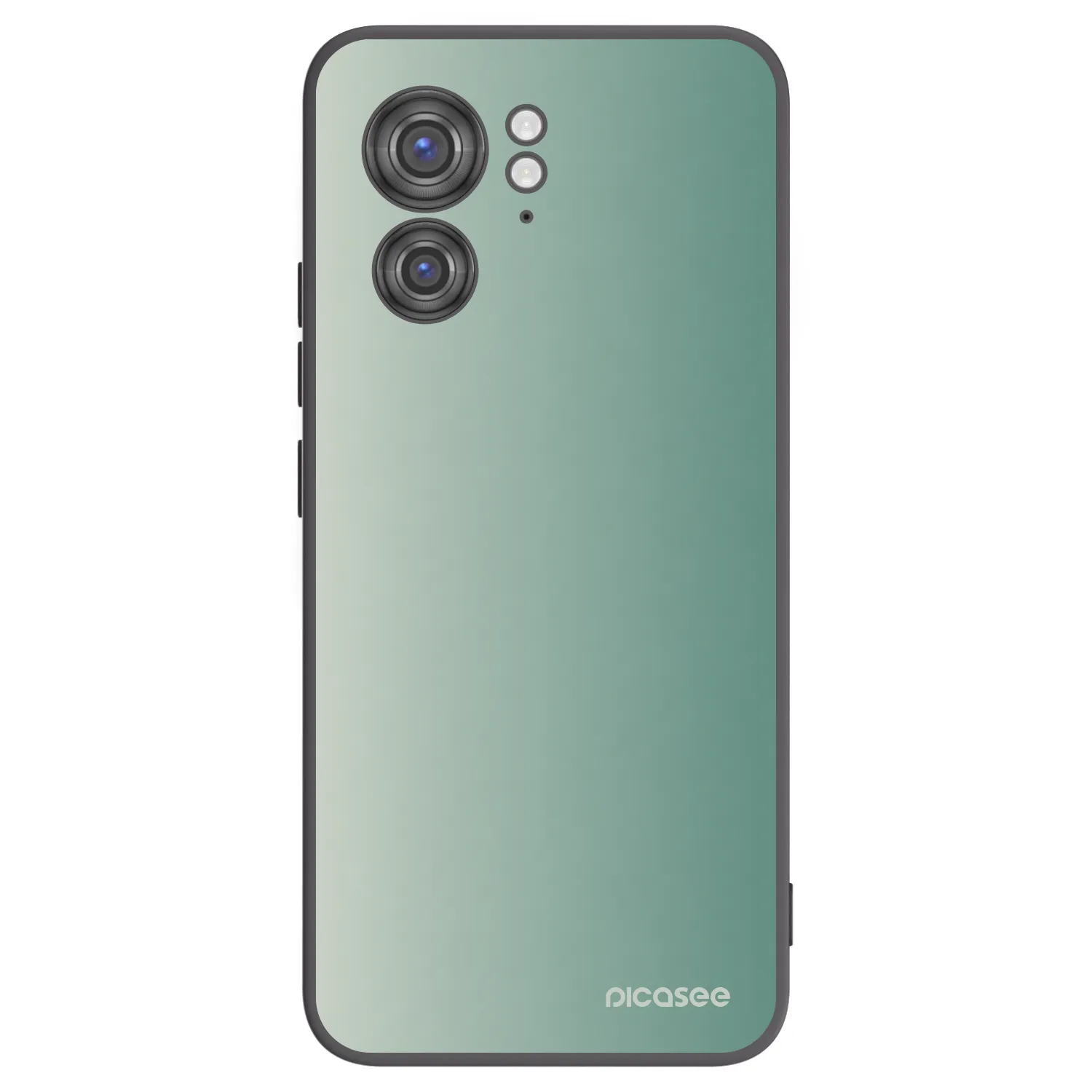Picasee husă neagră din silicon pentru Motorola Edge 40 - Misty Sage
