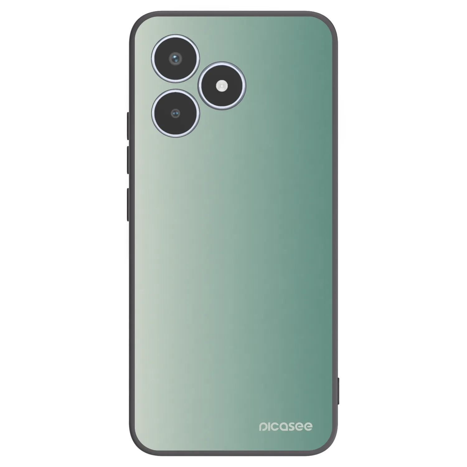 Picasee husă neagră din silicon pentru Realme C53 - Misty Sage