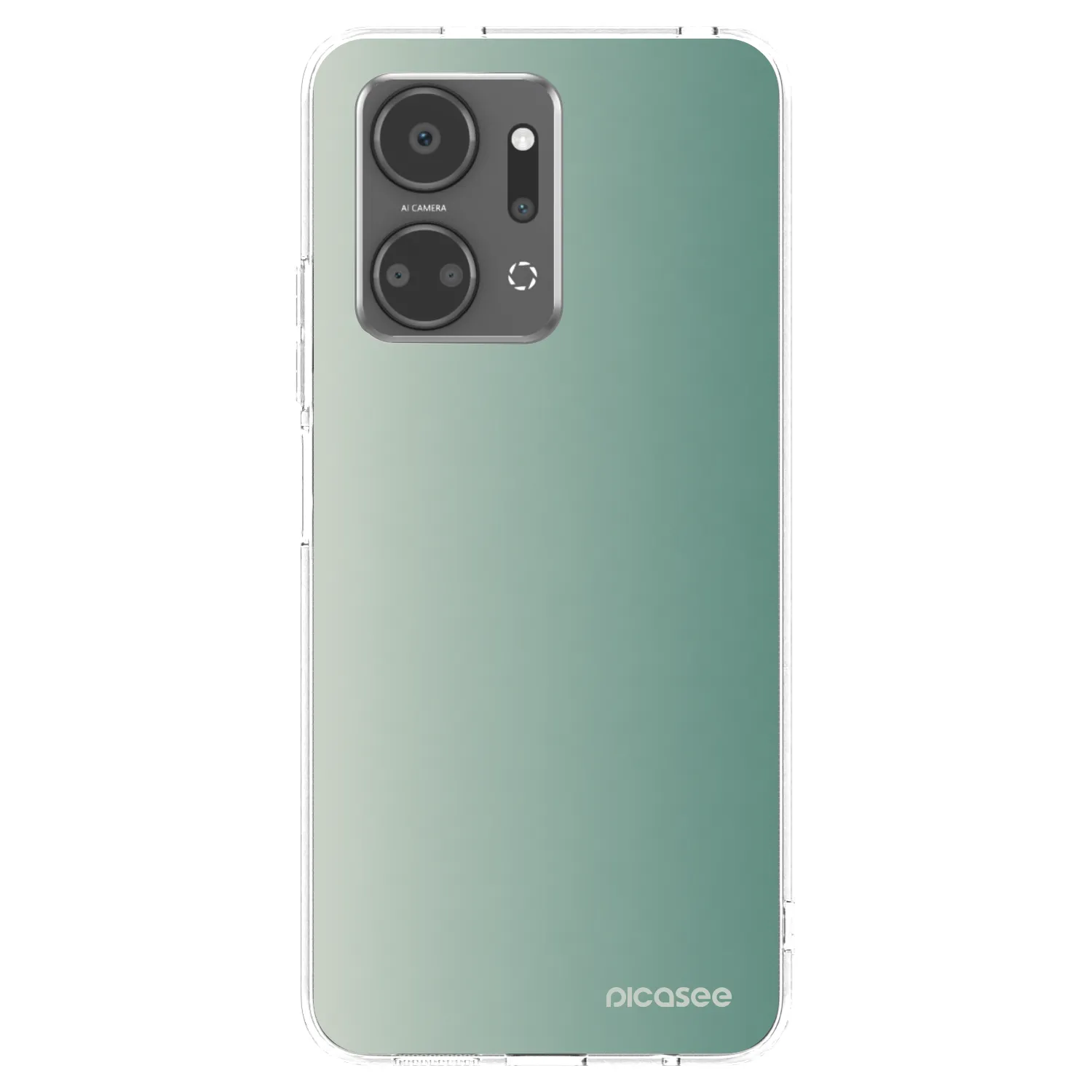 Picasee husă transparentă din silicon pentru Honor X7a - Misty Sage