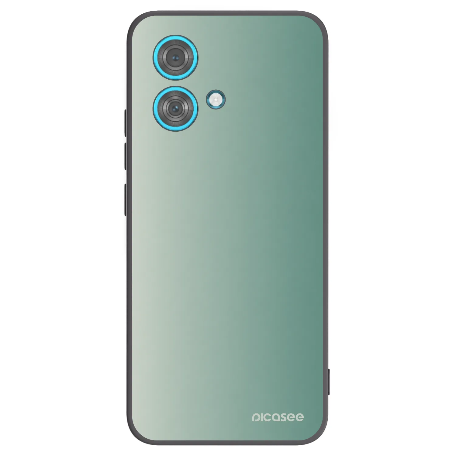 Picasee husă neagră din silicon pentru Motorola Edge 40 Neo - Misty Sage