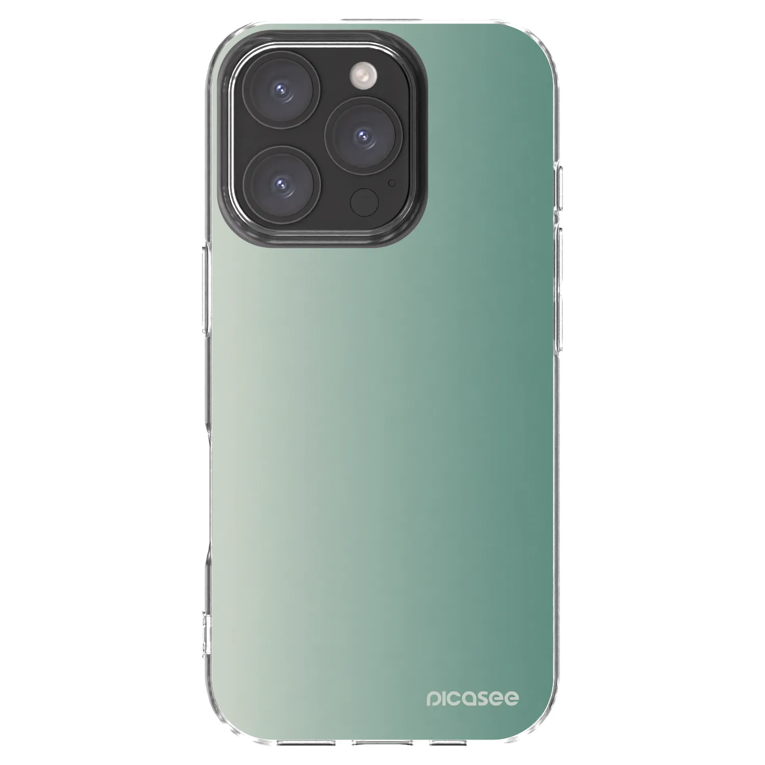 Picasee husă transparentă din silicon pentru Apple iPhone 16 Pro - Misty Sage