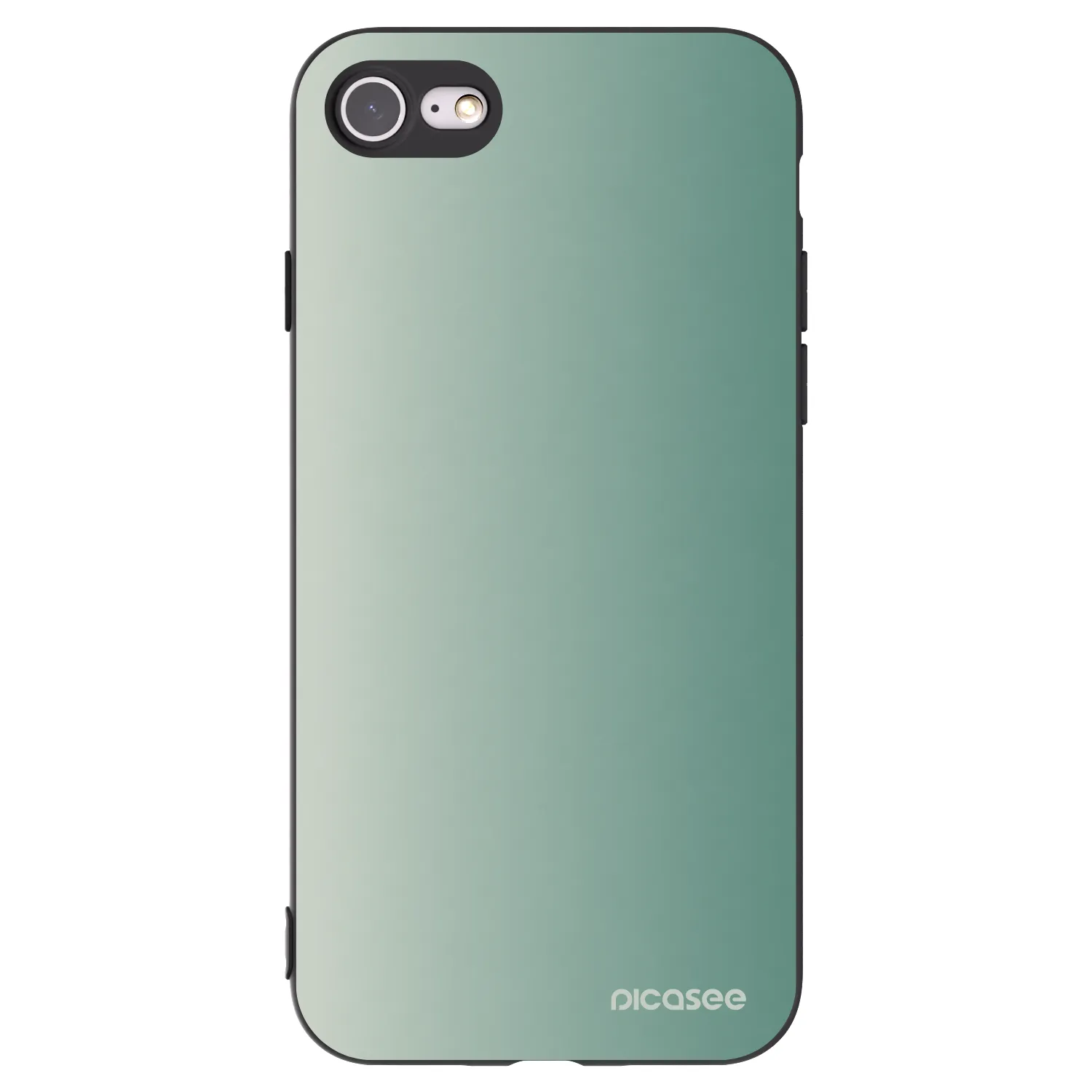 Picasee husă neagră din silicon pentru Apple iPhone 8 - Misty Sage