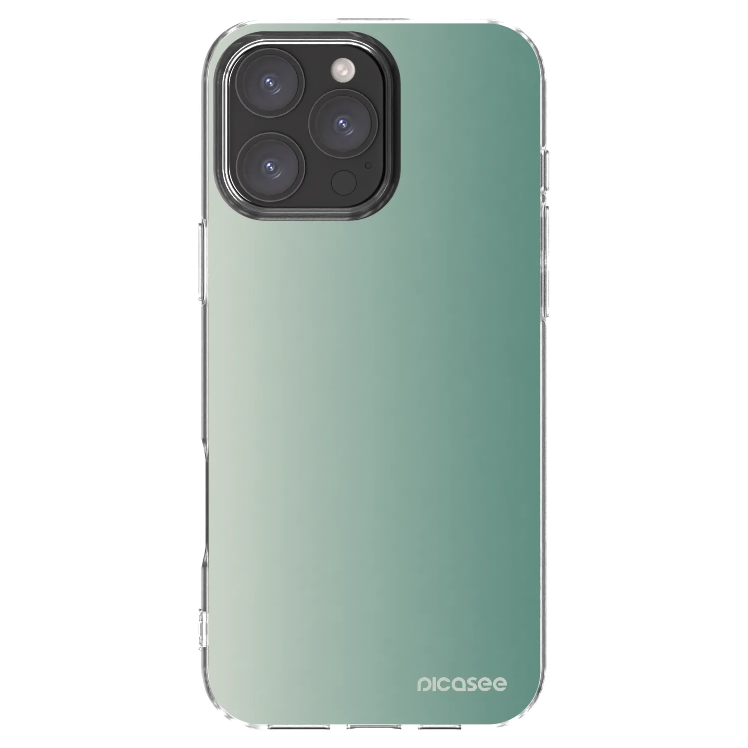 Picasee husă transparentă din silicon pentru Apple iPhone 16 Pro Max - Misty Sage