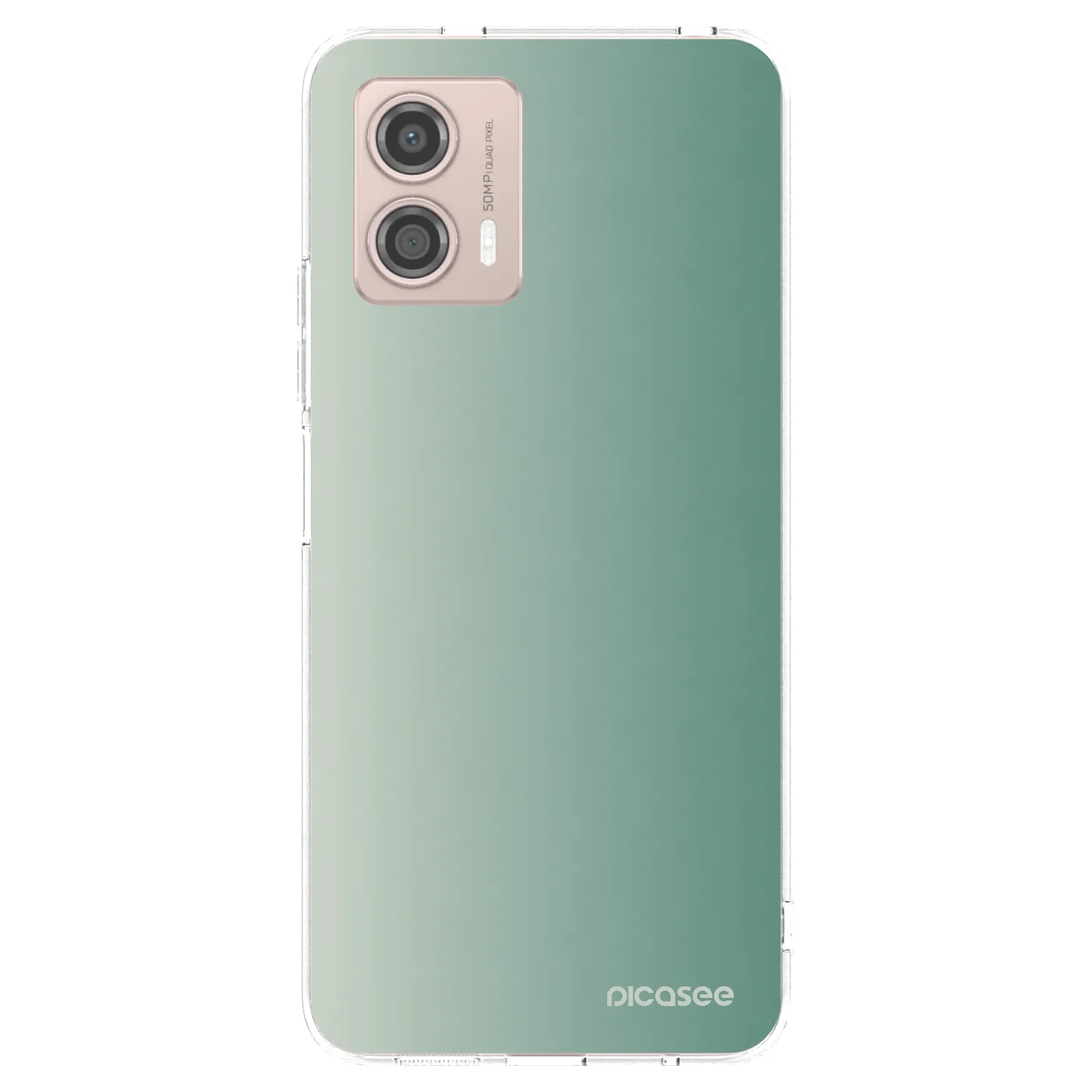 Picasee husă transparentă din silicon pentru Motorola Moto G53 5G - Misty Sage