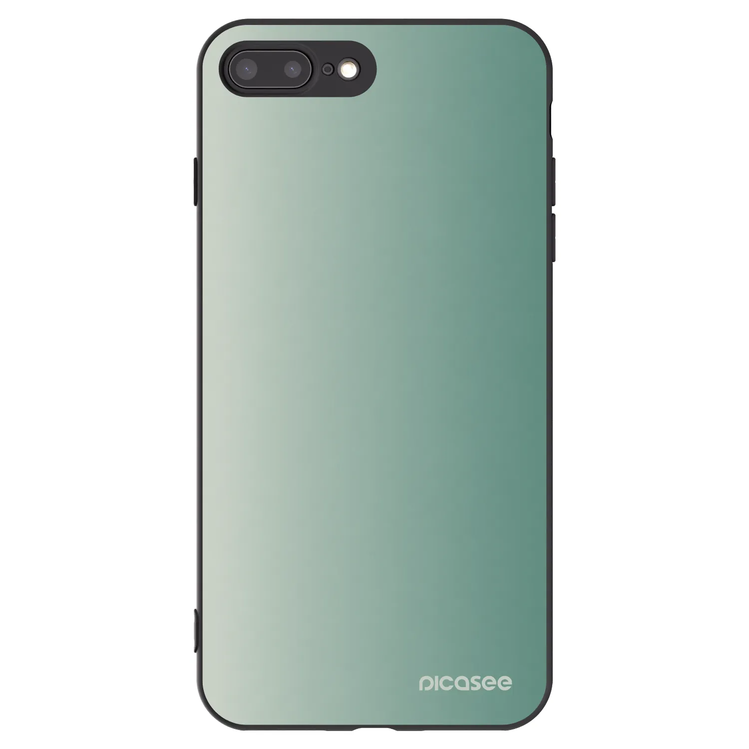 Picasee husă neagră din silicon pentru Apple iPhone 7 Plus - Misty Sage