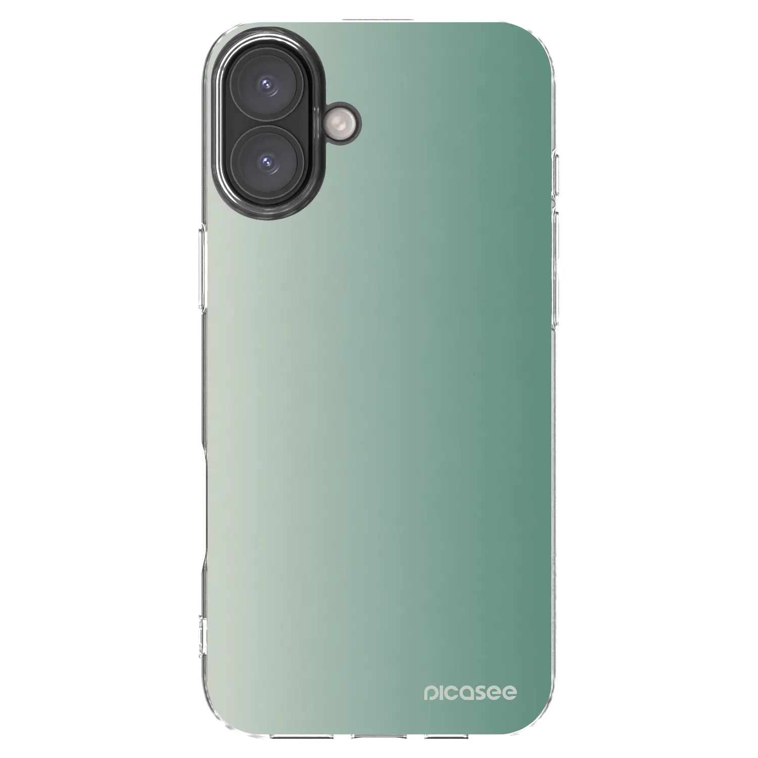 Picasee husă transparentă din silicon pentru Apple iPhone 16 Plus - Misty Sage