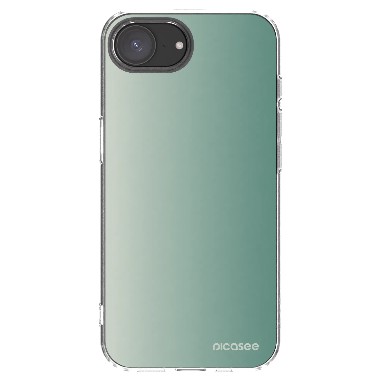 Picasee husă transparentă din silicon pentru Apple iPhone 16e - Misty Sage