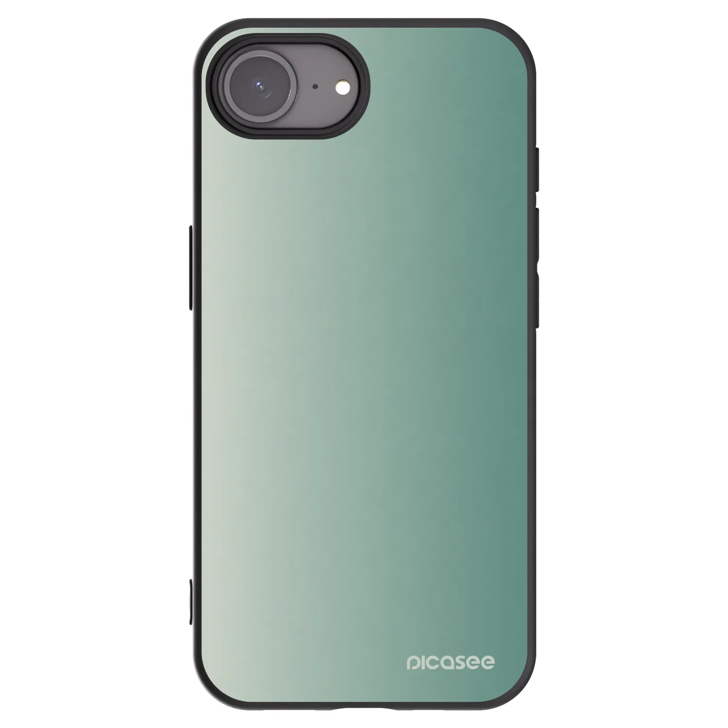 Picasee husă neagră din silicon pentru Apple iPhone 16e - Misty Sage