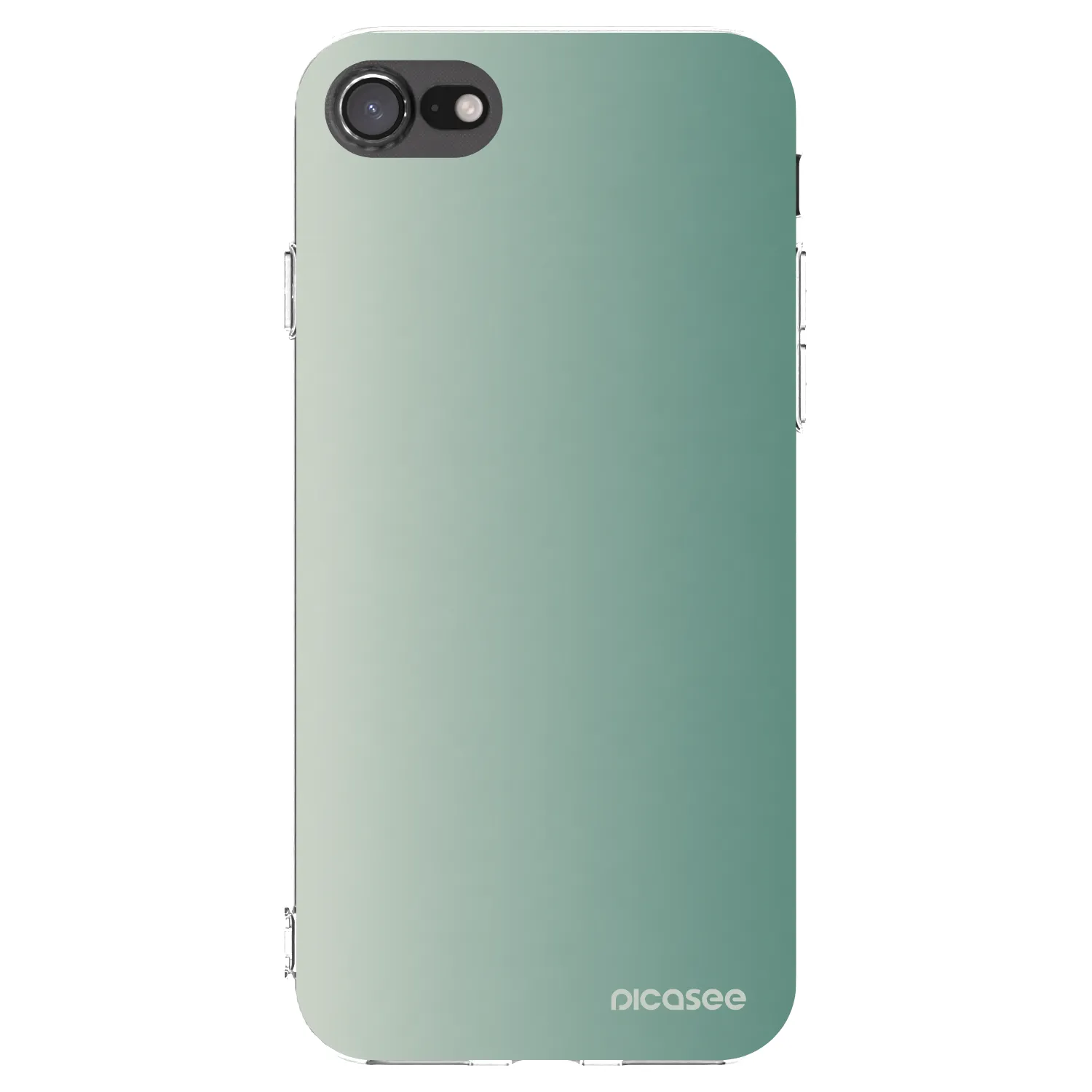 Picasee husă transparentă din silicon pentru Apple iPhone 7 - Misty Sage