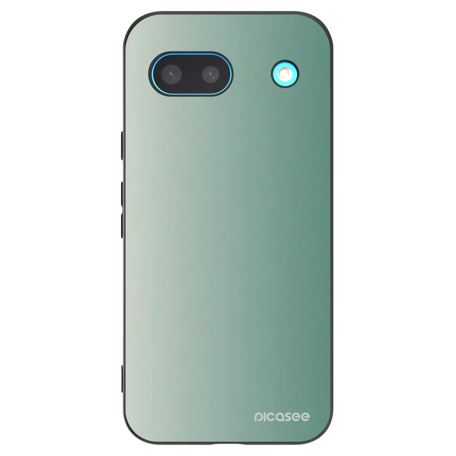 Picasee husă neagră din silicon pentru Google Pixel 8a - Misty Sage