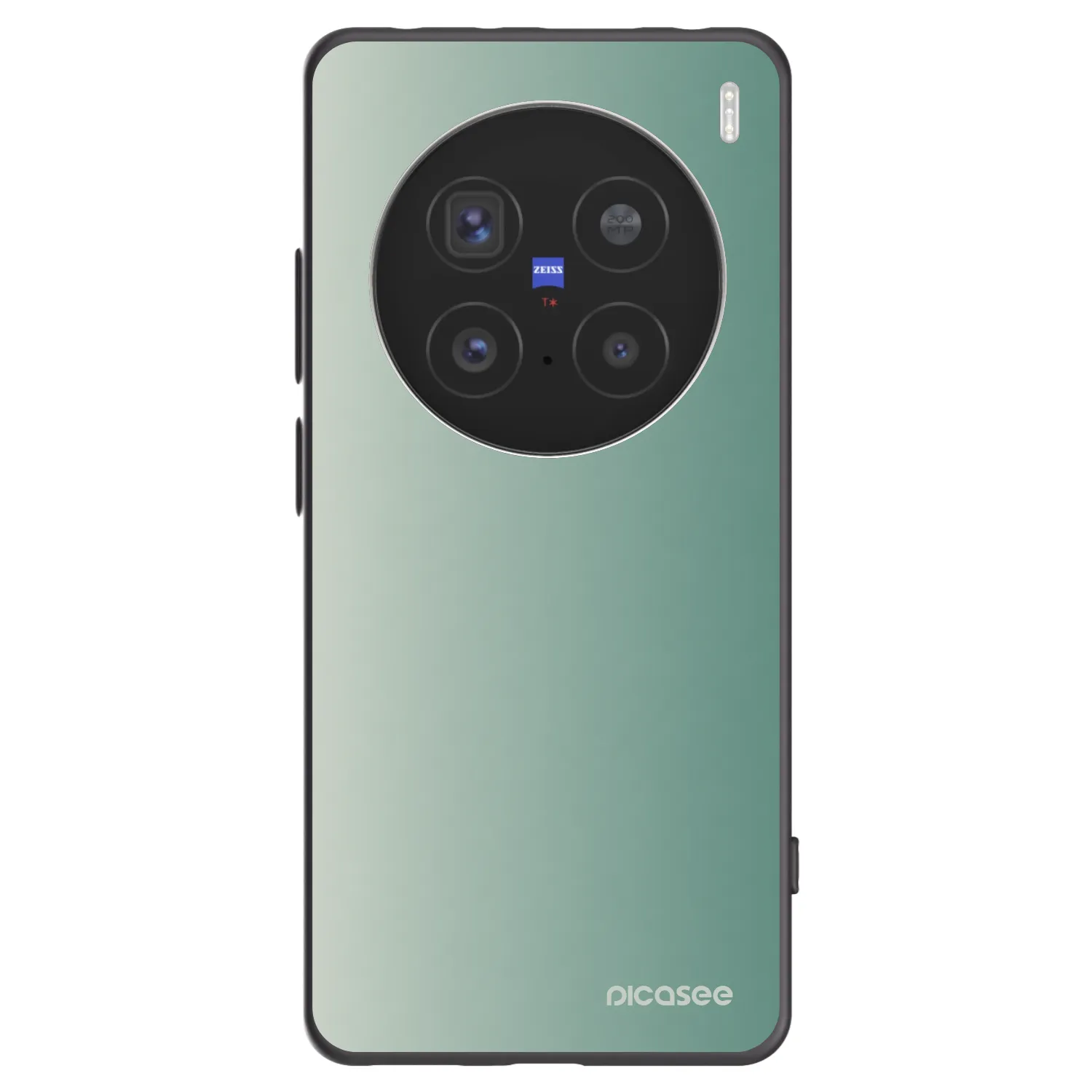 Picasee husă neagră din silicon pentru Vivo X200 Pro - Misty Sage