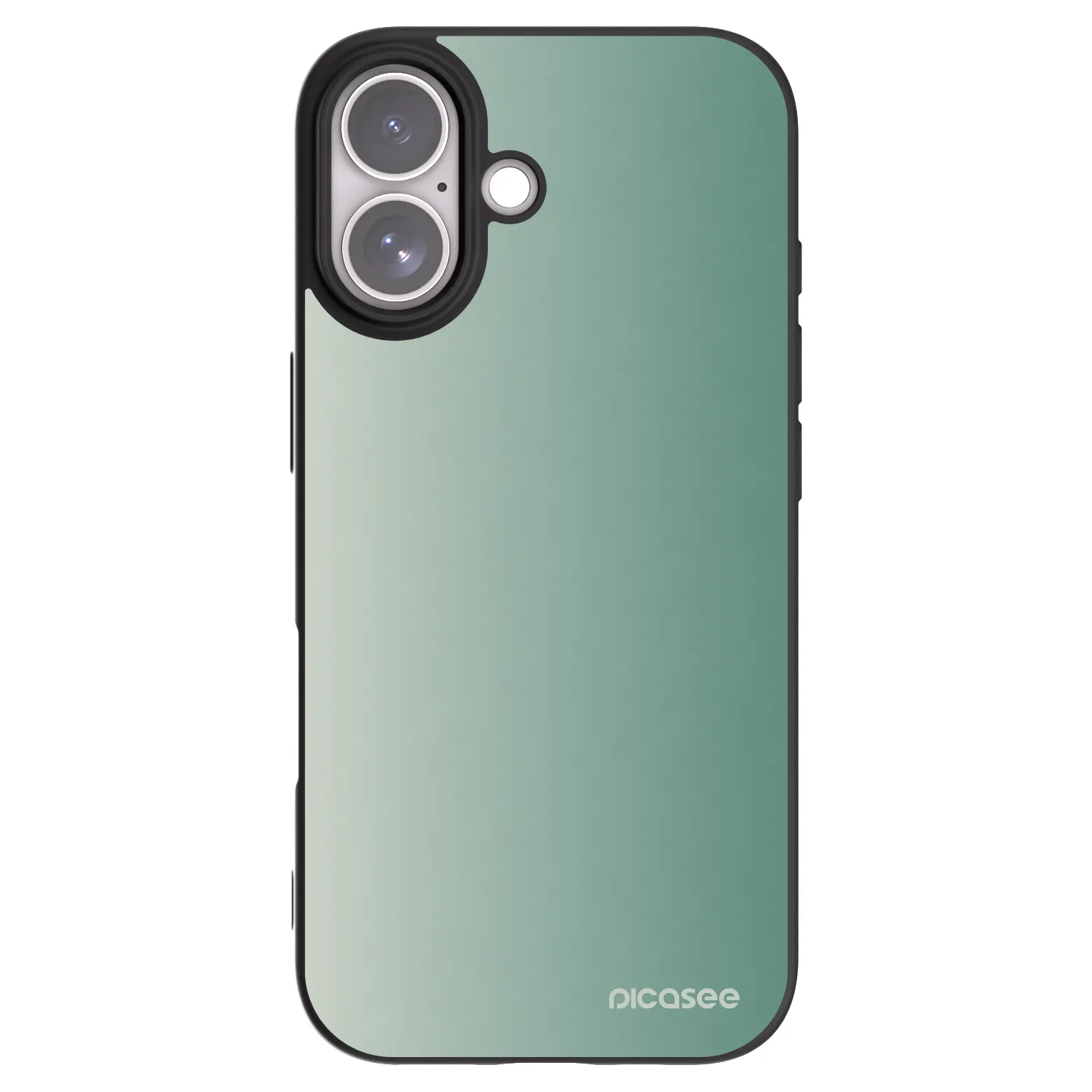 Picasee husă neagră din silicon pentru Apple iPhone 17 - Misty Sage