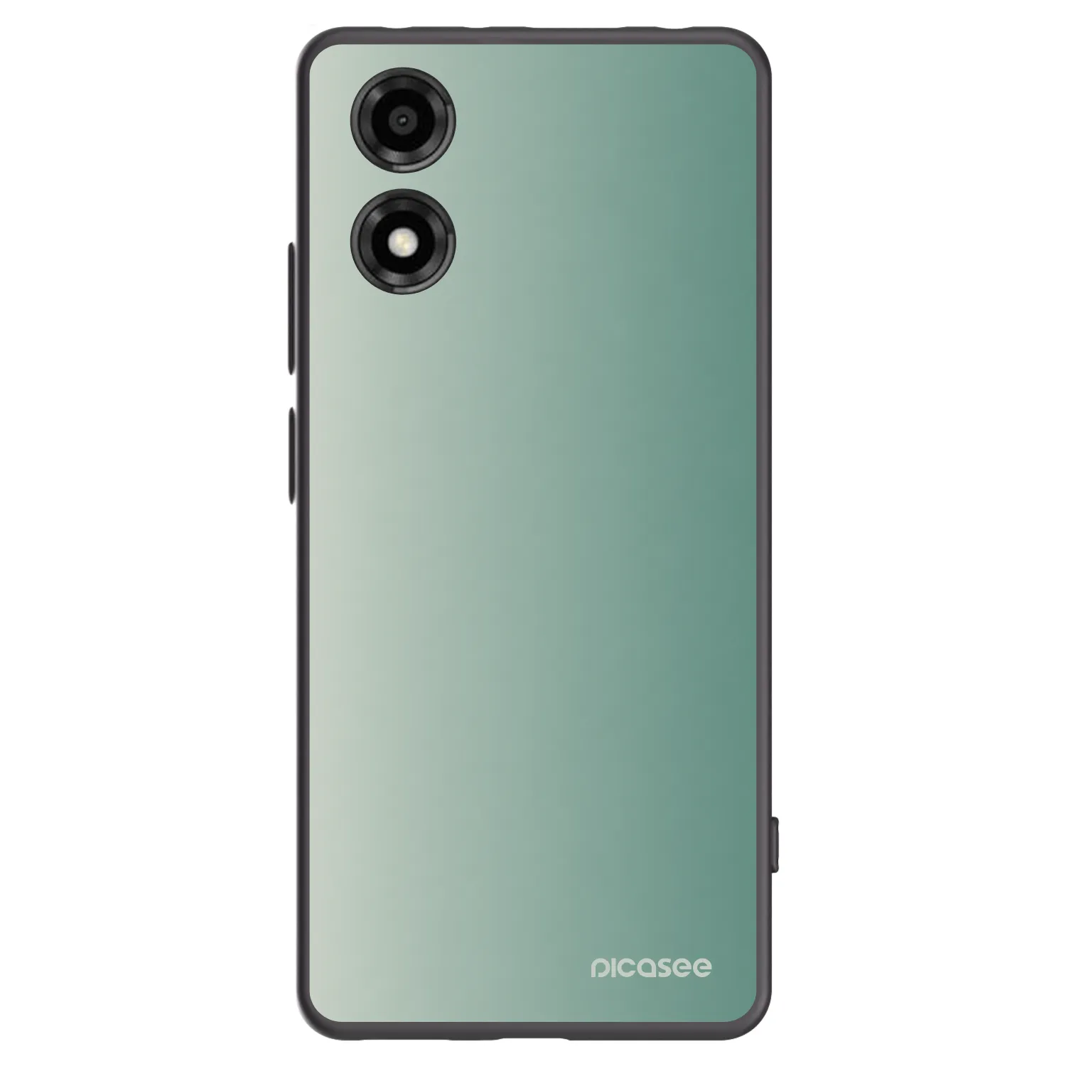 Picasee husă neagră din silicon pentru Motorola Moto E14 - Misty Sage
