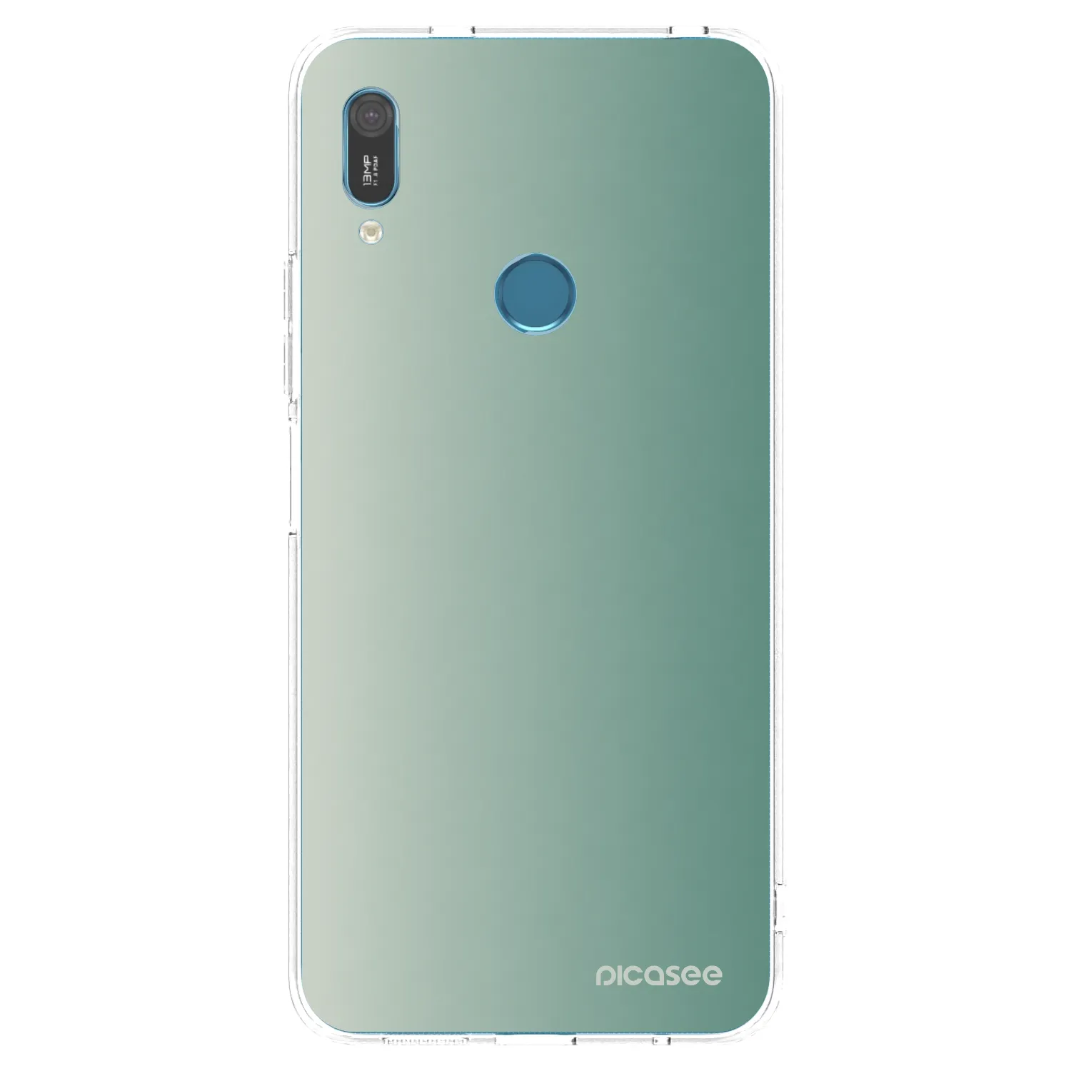 Picasee husă transparentă din silicon pentru Huawei Y6 2019 - Misty Sage