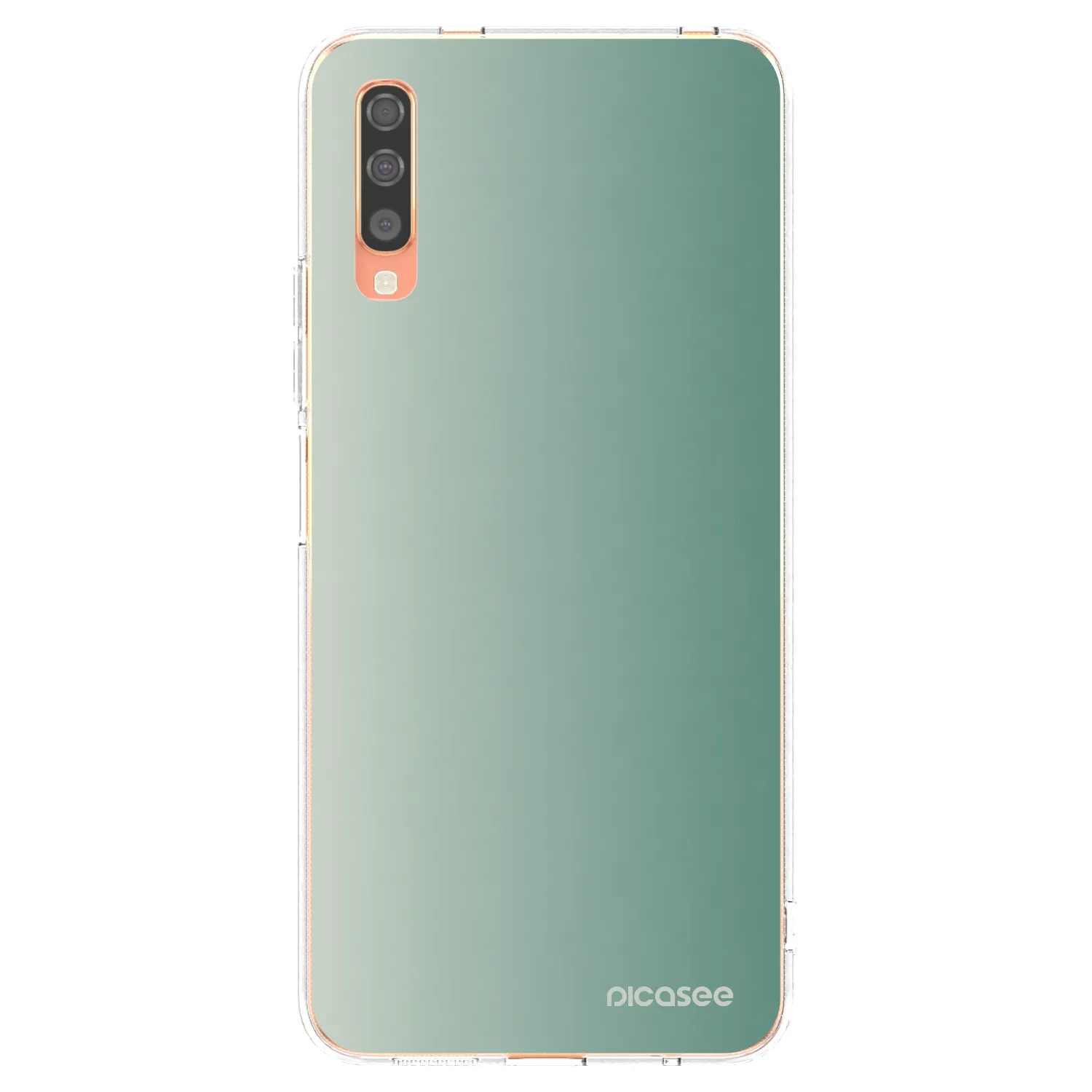 Picasee husă transparentă din silicon pentru Samsung Galaxy A70 A705F - Misty Sage