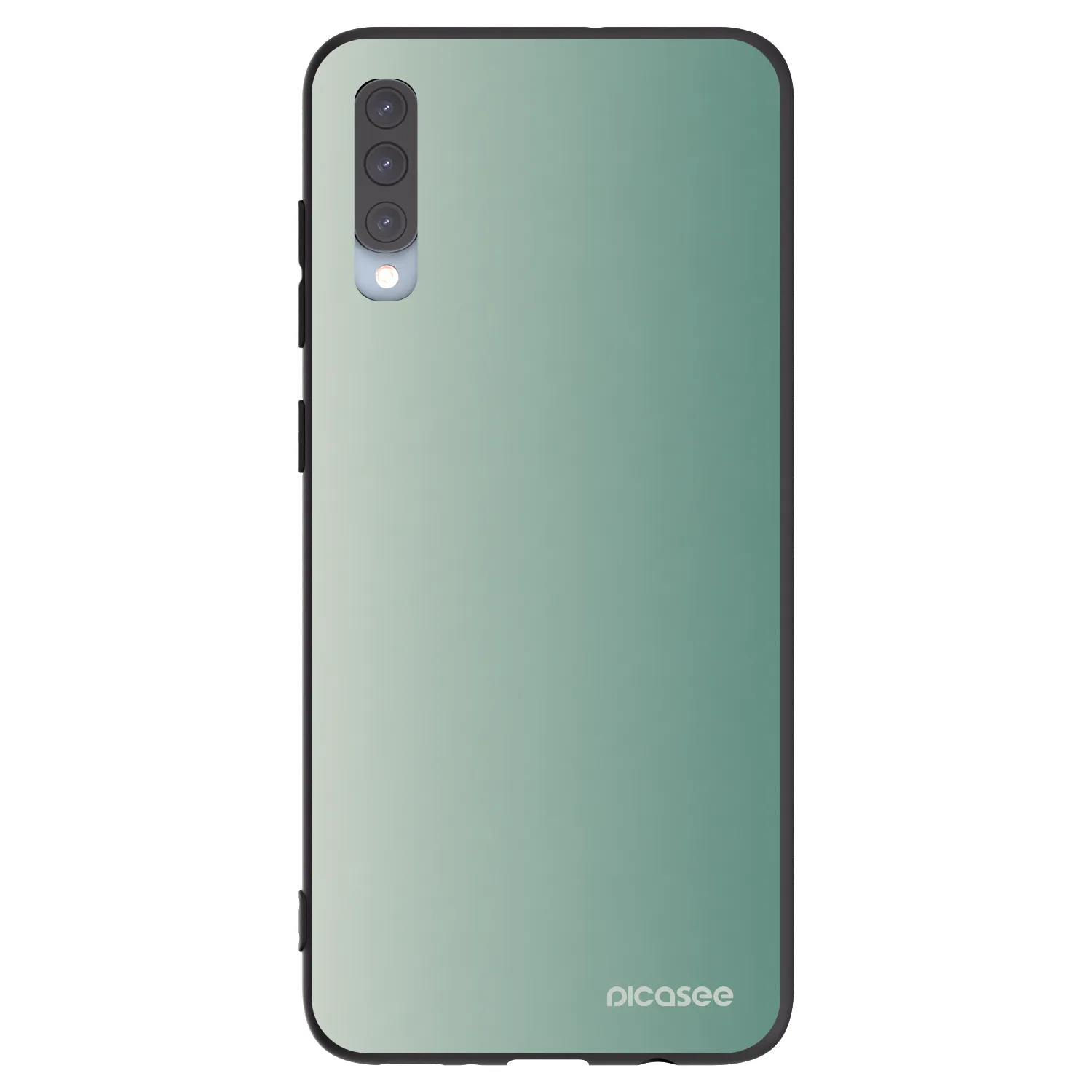 Picasee husă neagră din silicon pentru Samsung Galaxy A70 A705F - Misty Sage