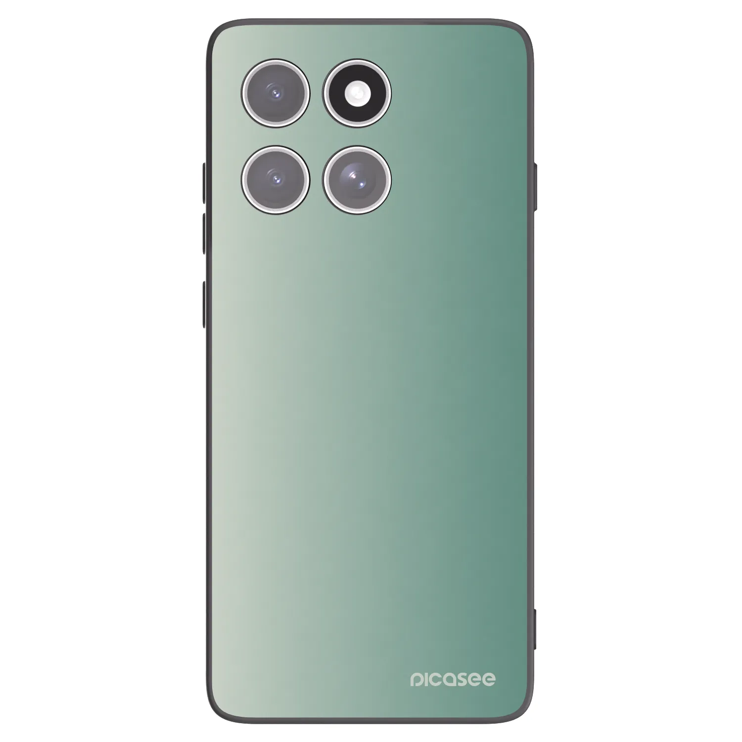 Picasee husă neagră din silicon pentru Motorola Edge 60 Pro - Misty Sage