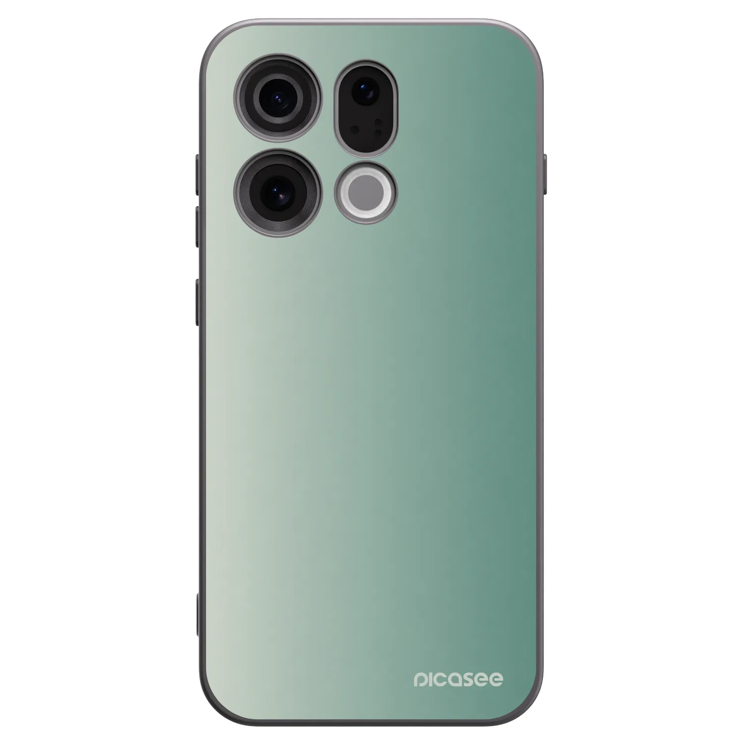 Picasee husă neagră din silicon pentru OPPO Find X9 - Misty Sage