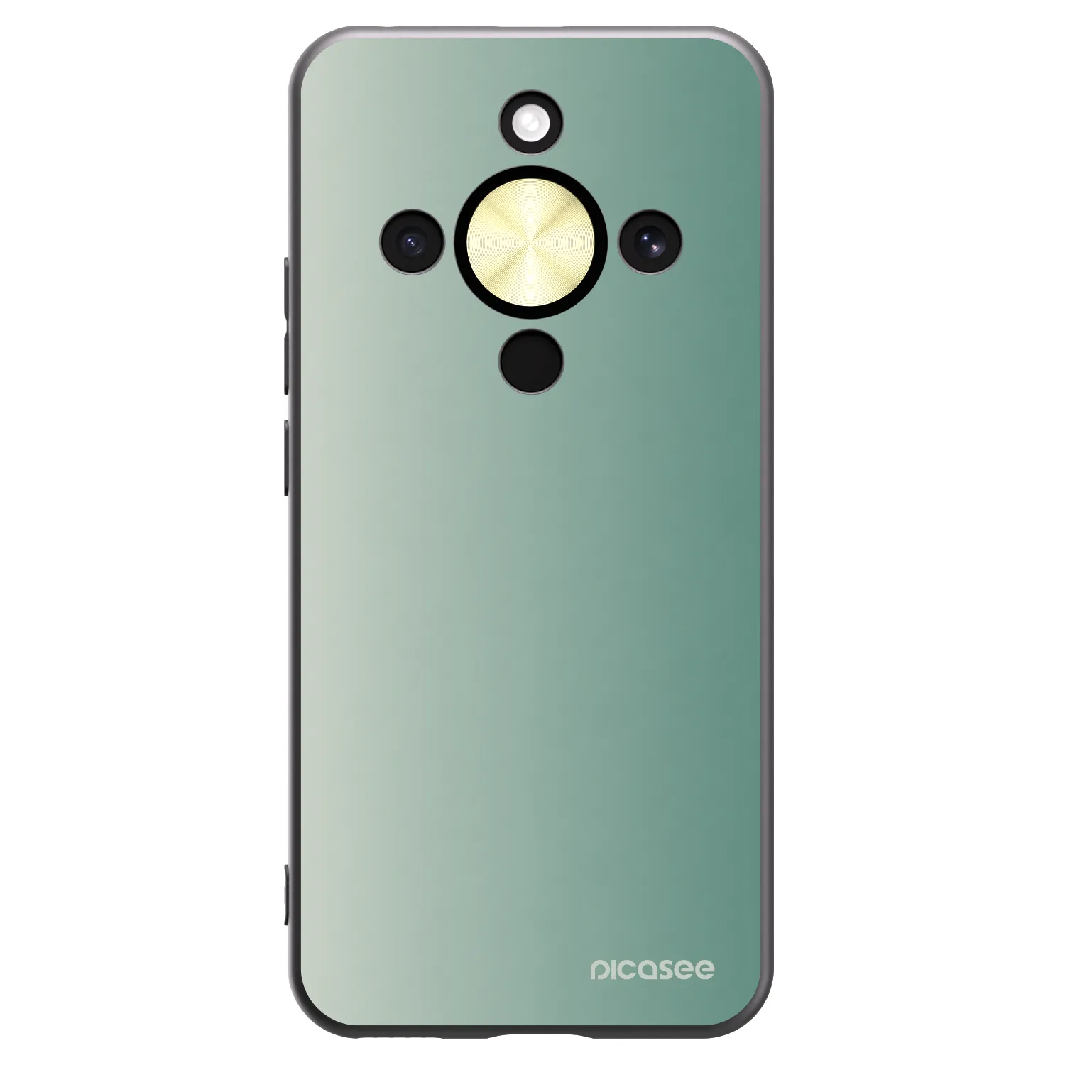 Picasee husă neagră din silicon pentru Honor Magic8 Lite 5G - Misty Sage