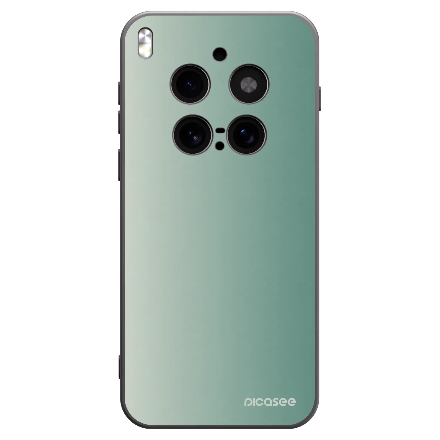 Picasee husă neagră din silicon pentru Vivo X300 Pro - Misty Sage