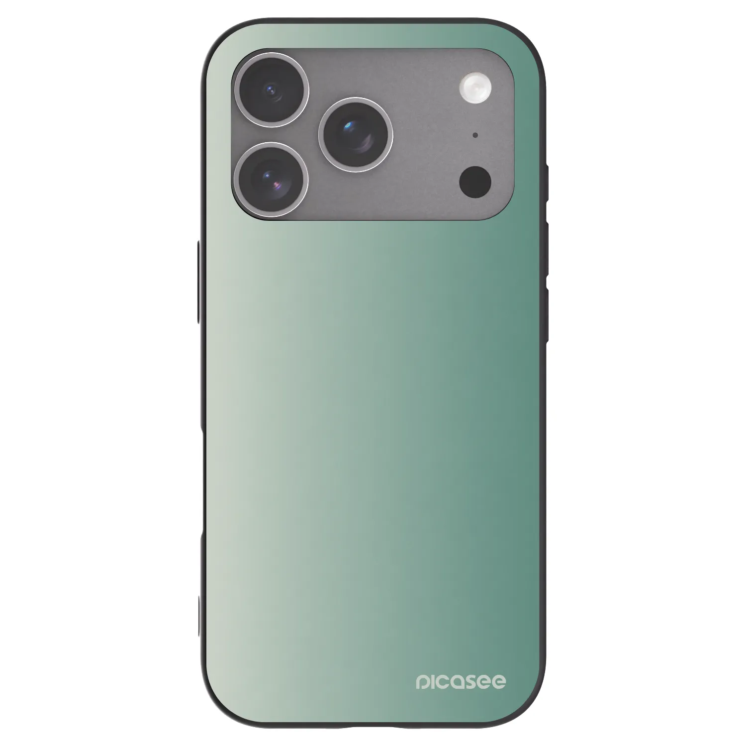 Picasee husă neagră din silicon pentru Apple iPhone 18 Pro - Misty Sage