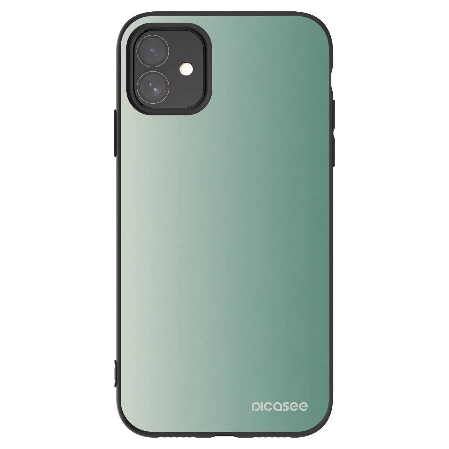 Picasee husă neagră din silicon pentru Apple iPhone 11 - Misty Sage