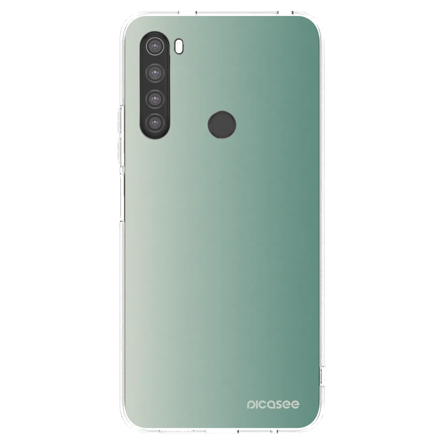 Picasee husă transparentă din silicon pentru Xiaomi Redmi Note 8 - Misty Sage