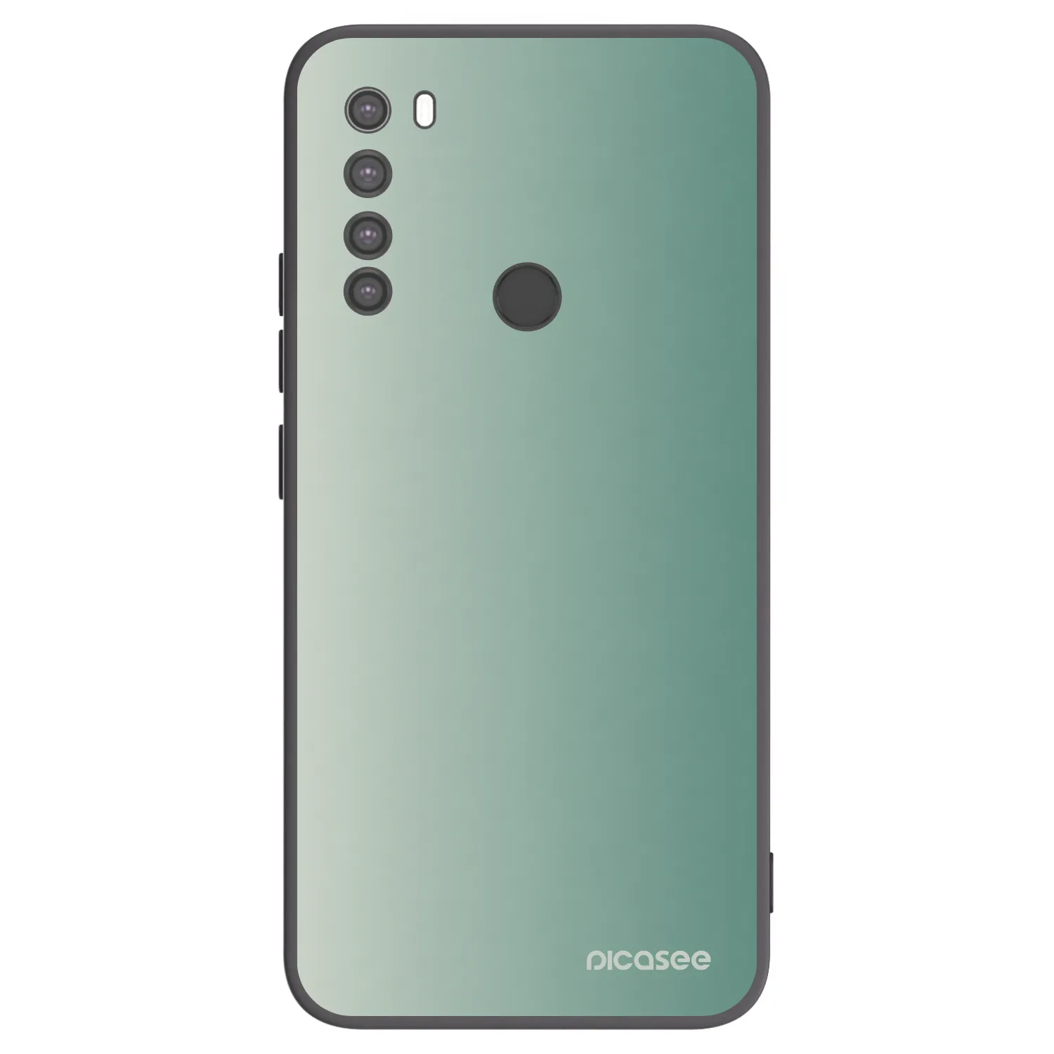 Picasee husă neagră din silicon pentru Xiaomi Redmi Note 8 - Misty Sage