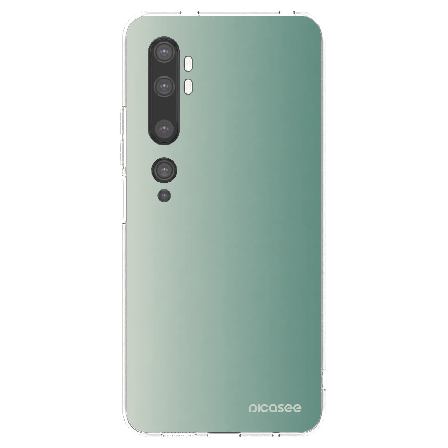 Picasee husă transparentă din silicon pentru Xiaomi Mi Note 10 (Pro) - Misty Sage