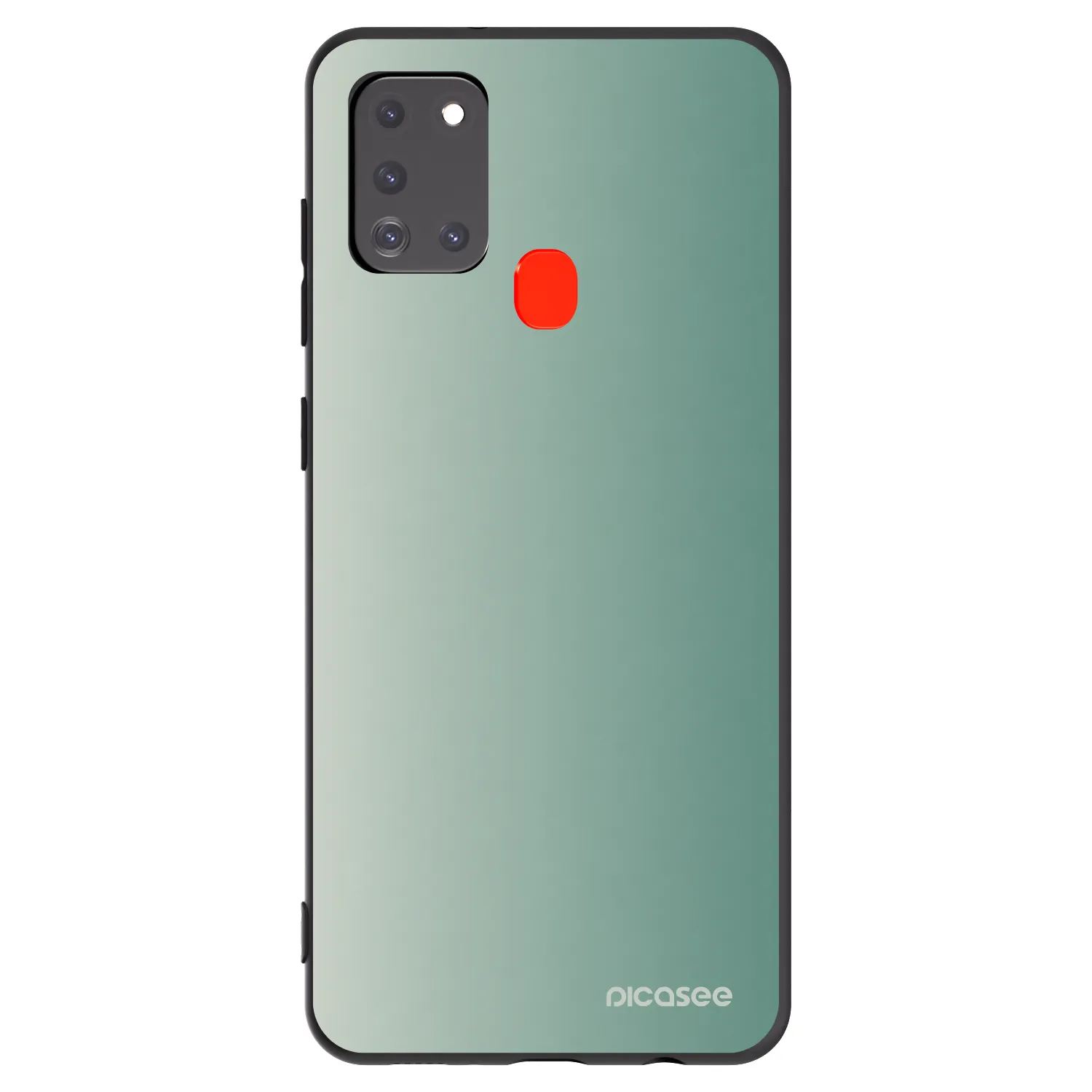 Picasee husă neagră din silicon pentru Samsung Galaxy A21s - Misty Sage