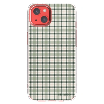 Picasee husă transparentă din silicon pentru Apple iPhone 13 - Sage Tartan