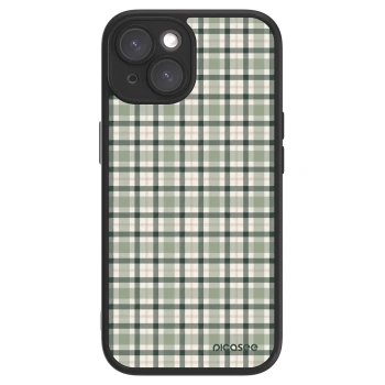 Picasee ULTIMATE CASE pentru Apple iPhone 15 - Sage Tartan