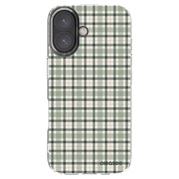 Picasee husă transparentă din silicon pentru Apple iPhone 16 - Sage Tartan