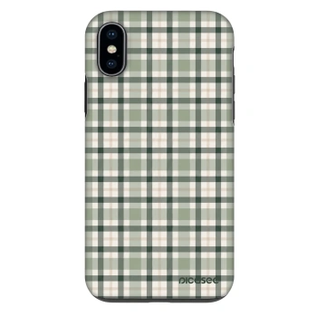 Husă pentru Apple iPhone X/XS - Sage Tartan