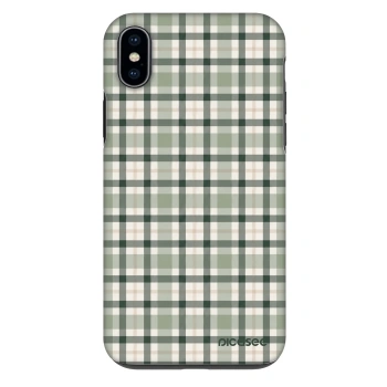 Husă pentru Apple iPhone XS Max - Sage Tartan