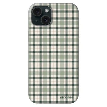 Husă pentru Apple iPhone 15 Plus - Sage Tartan