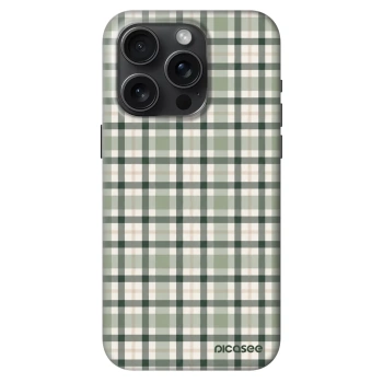 Husă pentru Apple iPhone 15 Pro - Sage Tartan