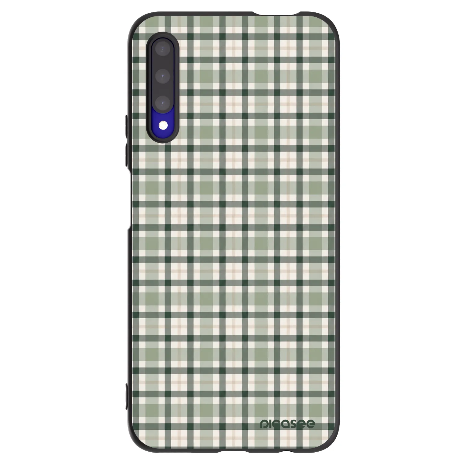 Picasee husă neagră din silicon pentru Honor 9X Pro - Sage Tartan