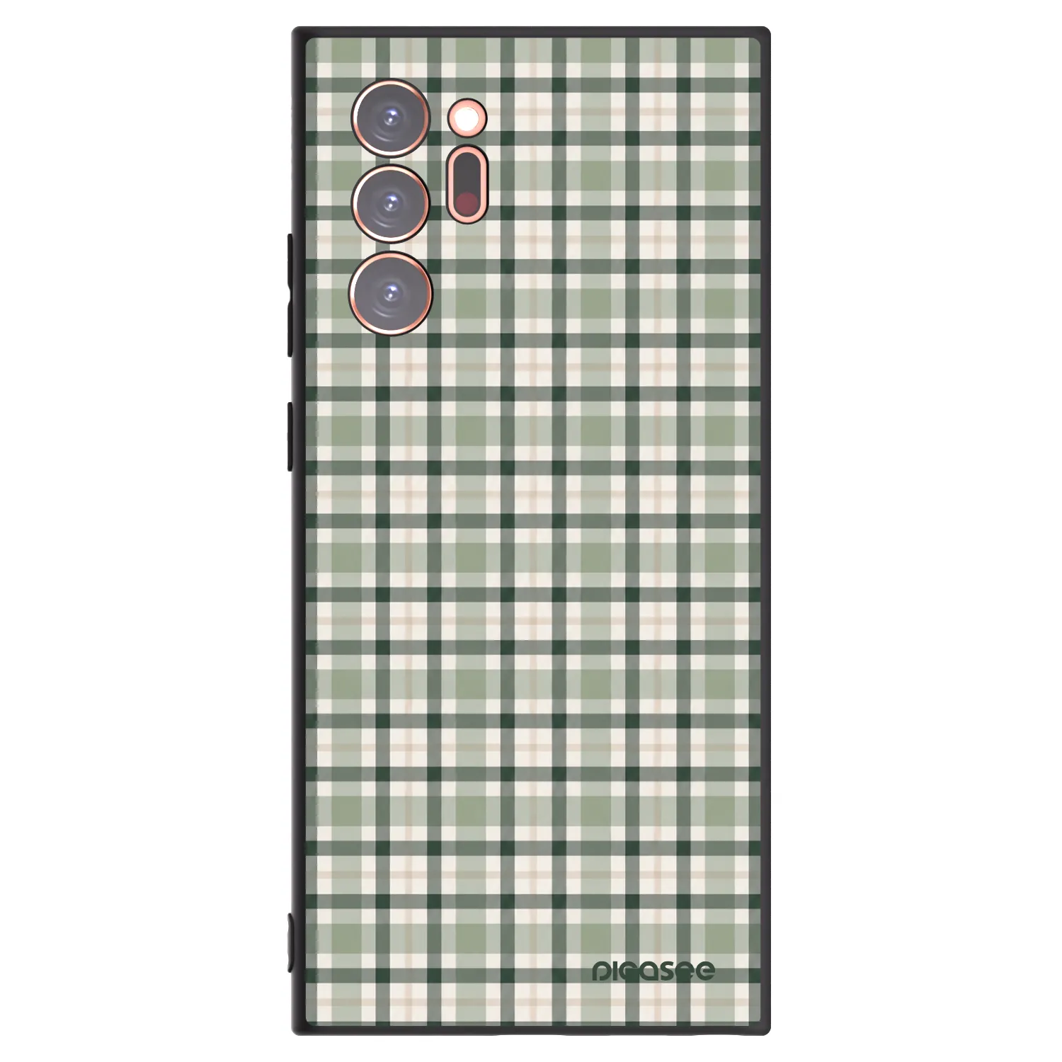 Picasee husă neagră din silicon pentru Samsung Galaxy Note 20 Ultra - Sage Tartan