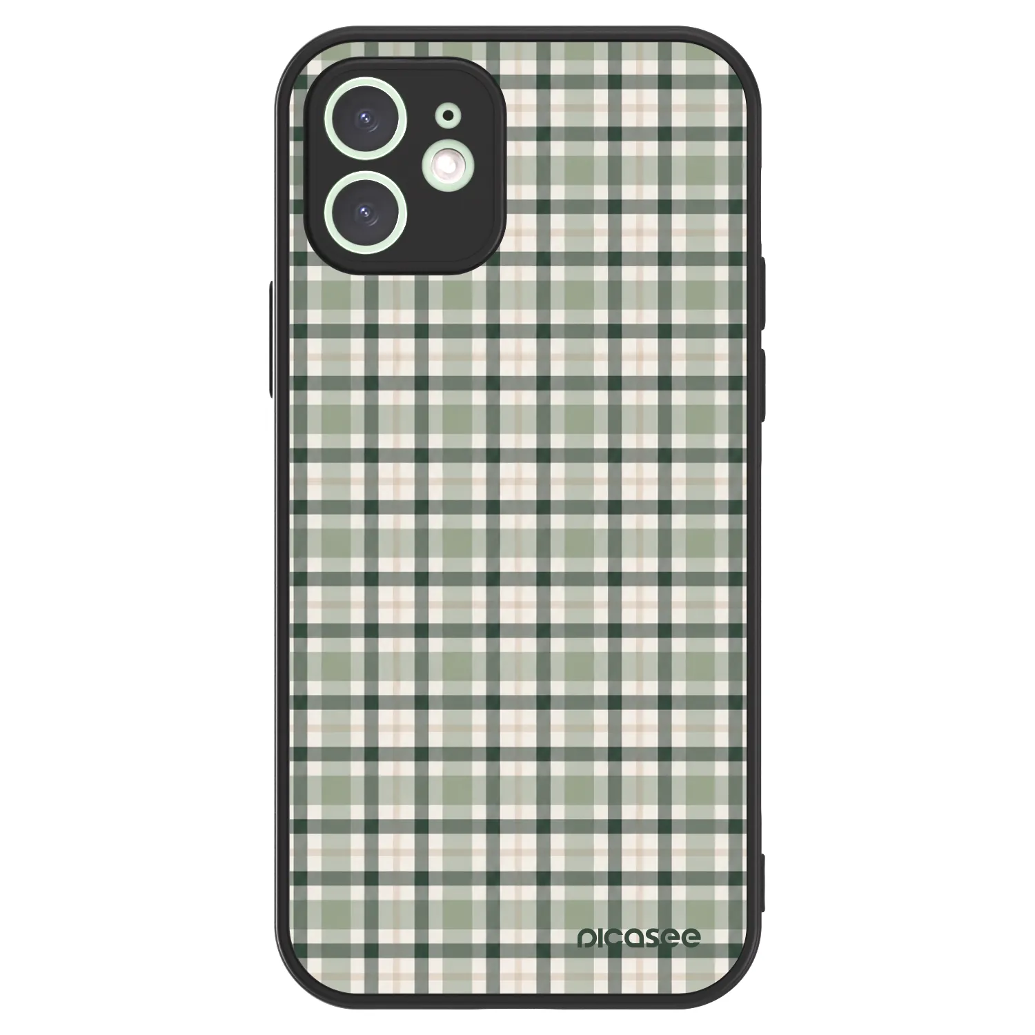 Picasee ULTIMATE CASE pentru Apple iPhone 12 - Sage Tartan