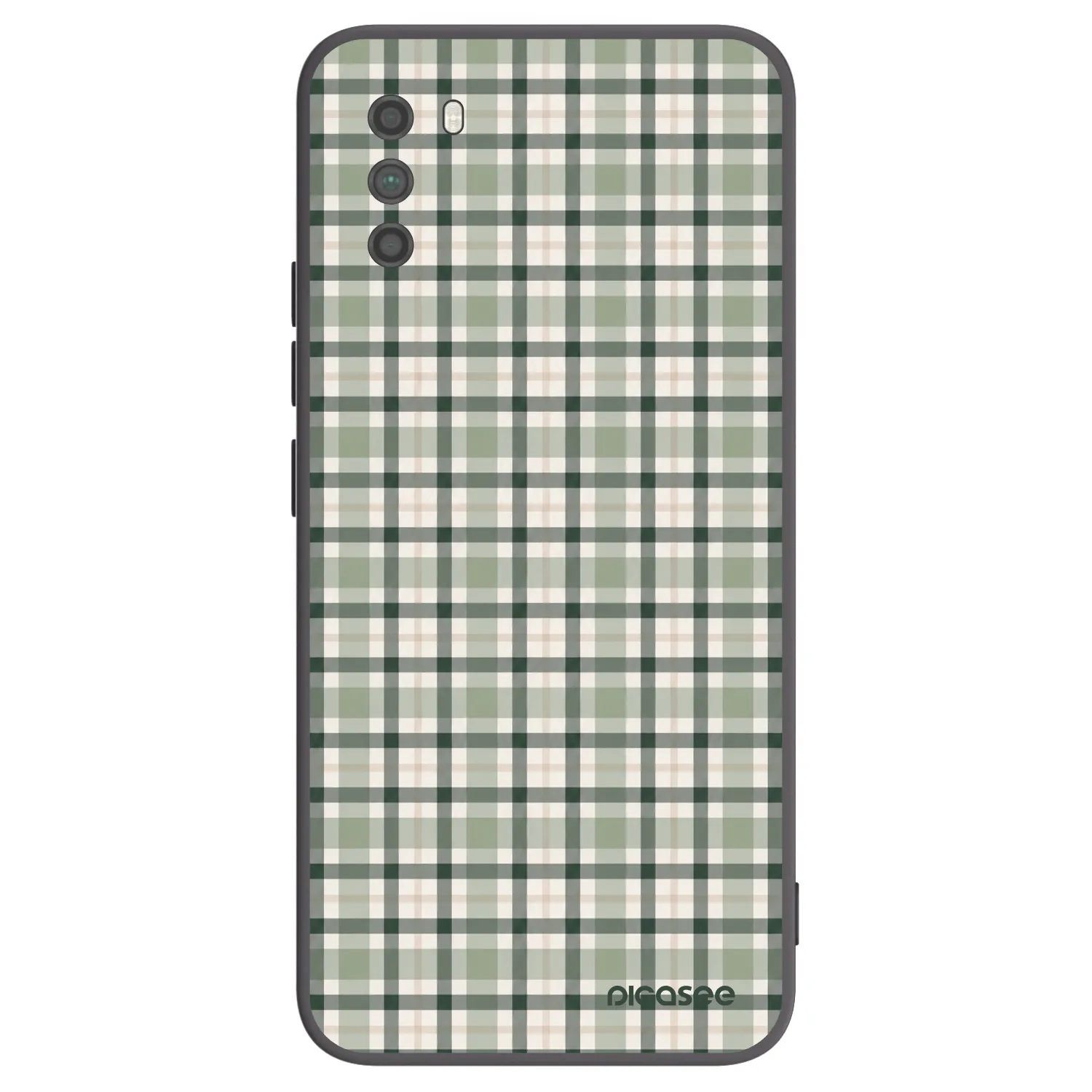 Picasee husă neagră din silicon pentru Xiaomi Poco M3 - Sage Tartan