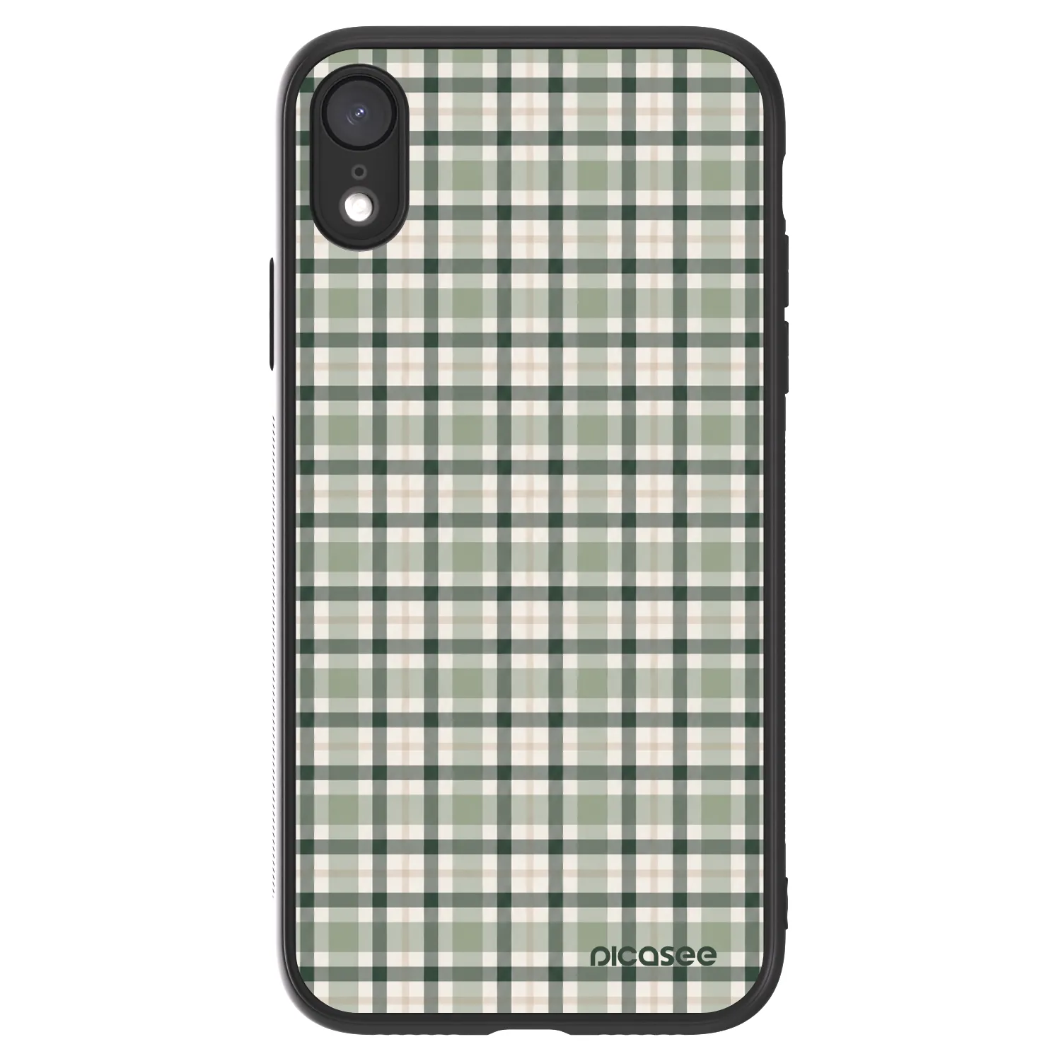 Picasee ULTIMATE CASE pentru Apple iPhone XR - Sage Tartan