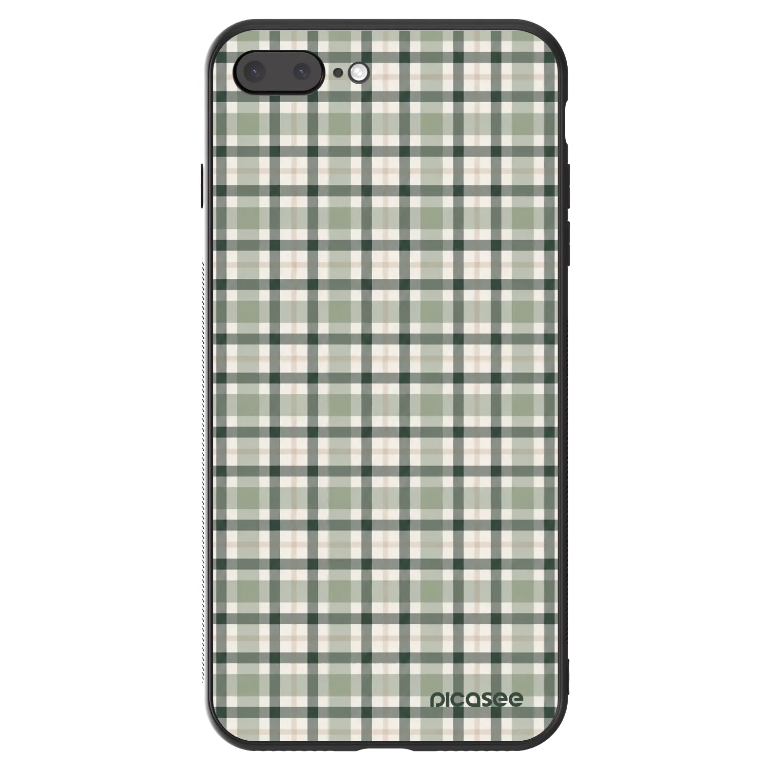 Picasee ULTIMATE CASE pentru Apple iPhone 7 Plus - Sage Tartan