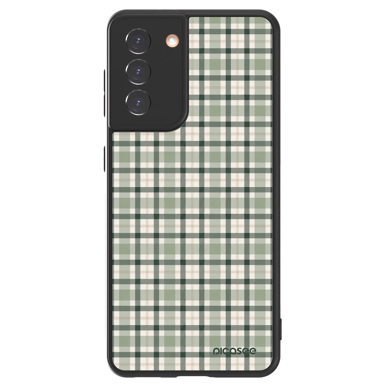 Picasee ULTIMATE CASE pentru Samsung Galaxy S21 5G G991B - Sage Tartan