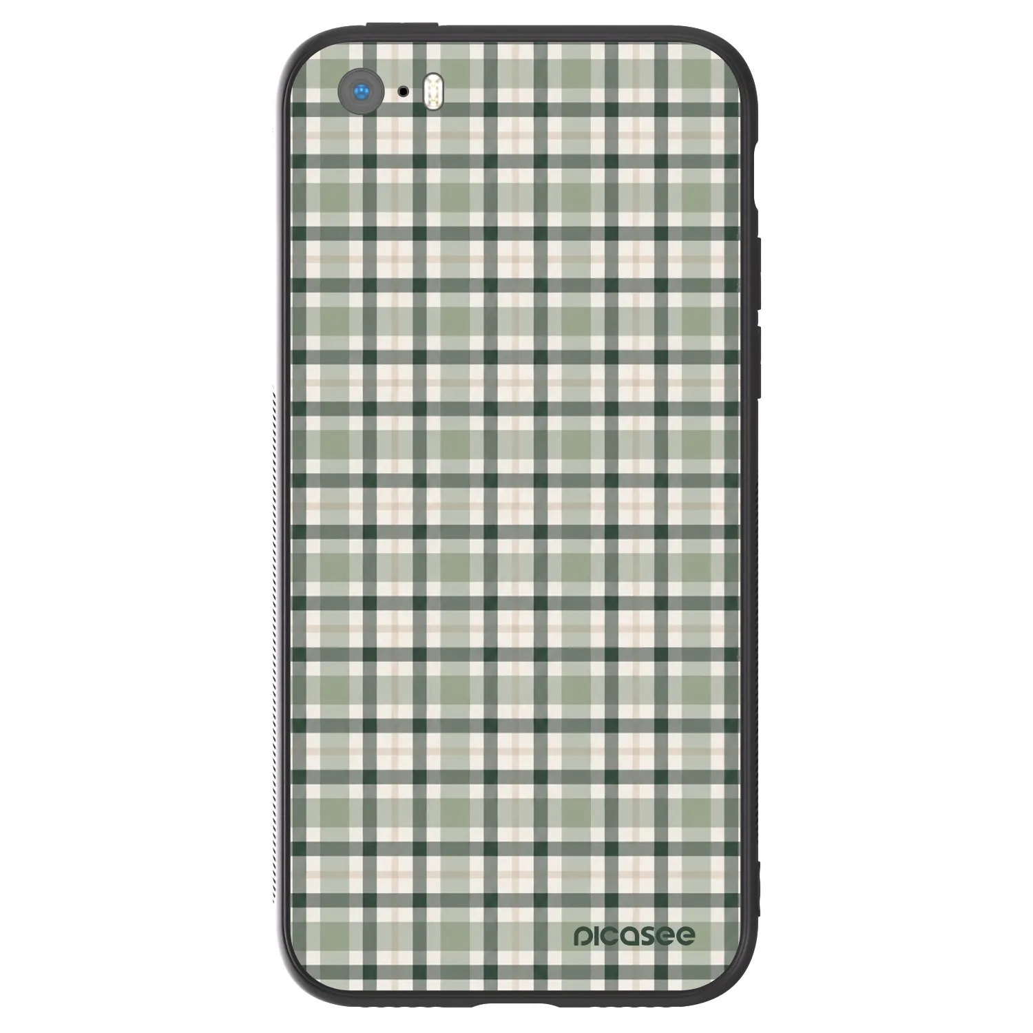 Picasee ULTIMATE CASE pentru Apple iPhone 5/5S/SE - Sage Tartan