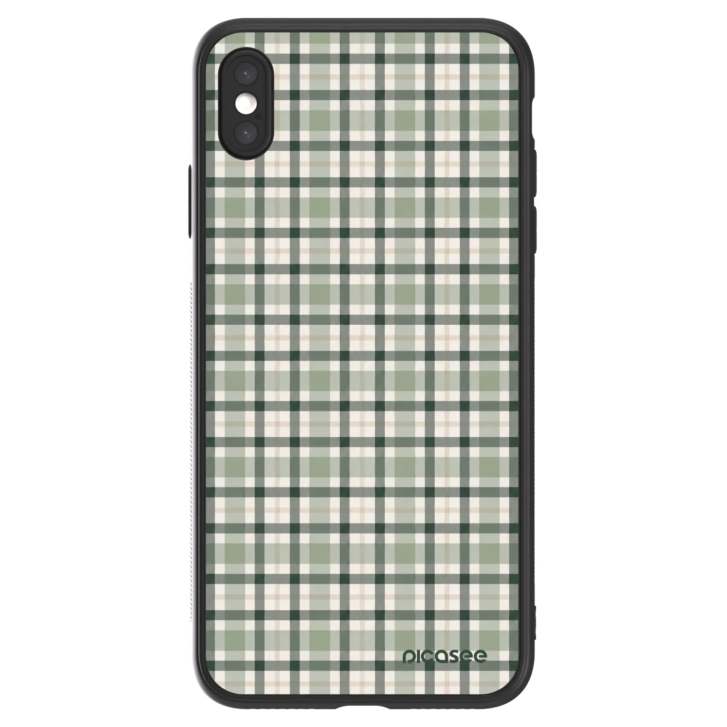 Picasee ULTIMATE CASE pentru Apple iPhone XS Max - Sage Tartan