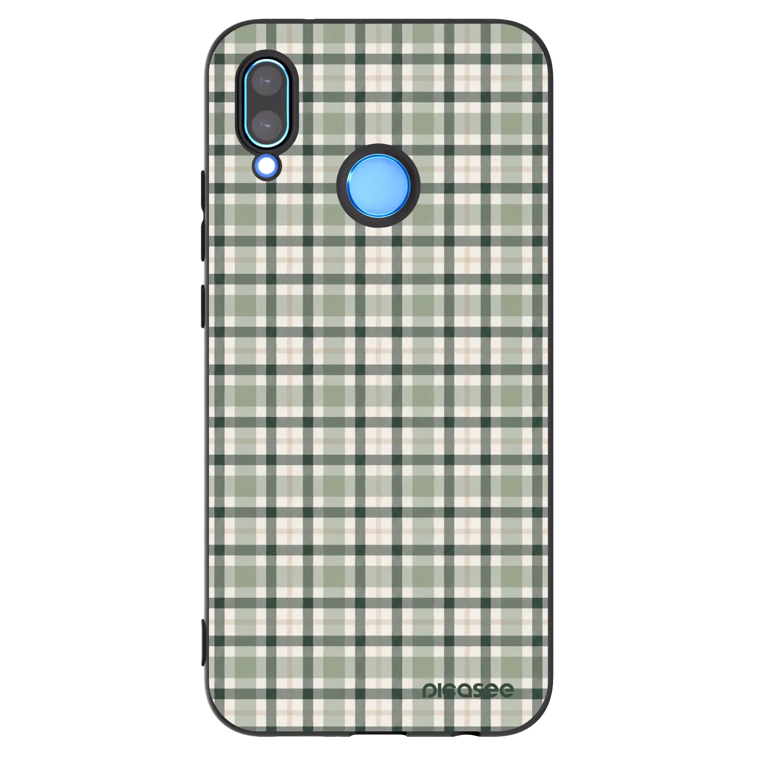 Picasee husă neagră din silicon pentru Huawei P20 Lite - Sage Tartan