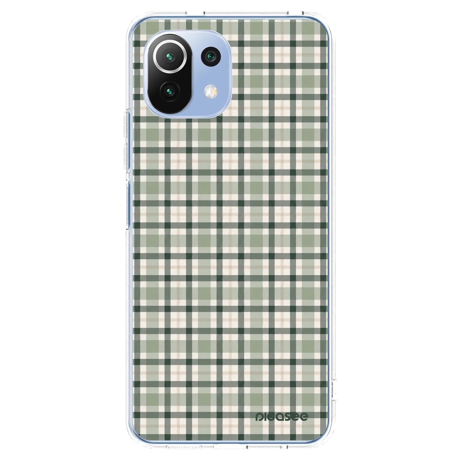 Picasee husă transparentă din silicon pentru Xiaomi Mi 11 Lite - Sage Tartan